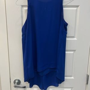 Vince Camino Blue high low blouse. Size small.